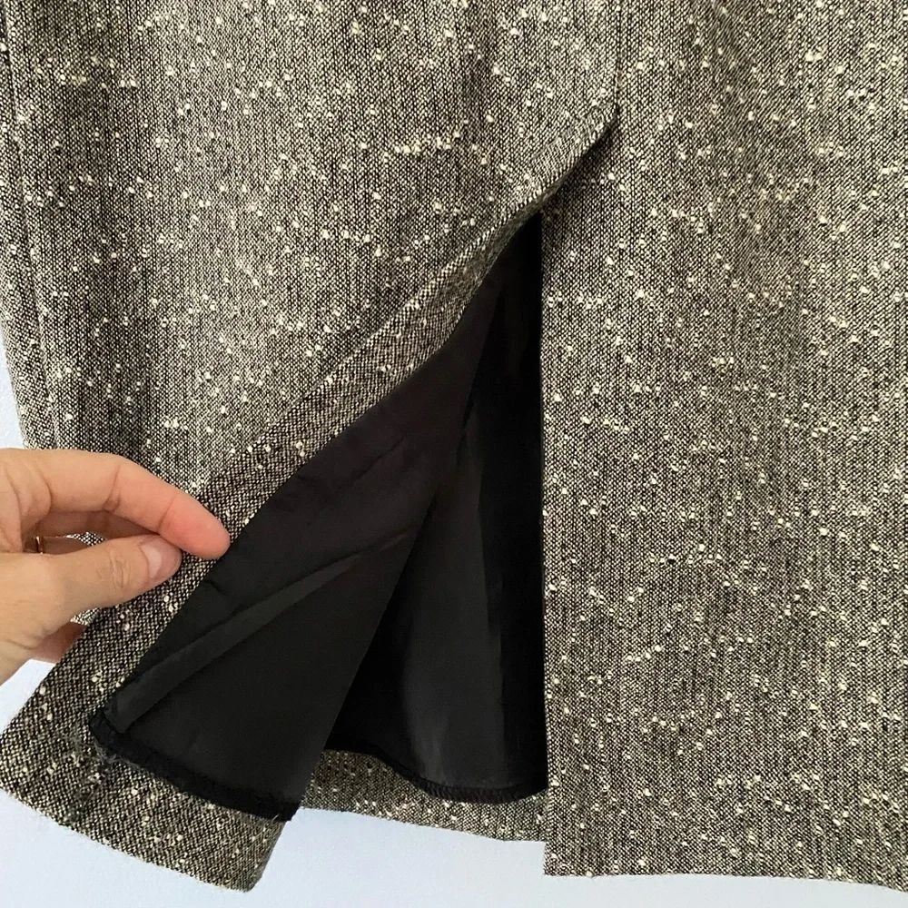 Renee C, By So Cool Womens Size S Straight Pencil Skirt Color Grey Tweed Wool